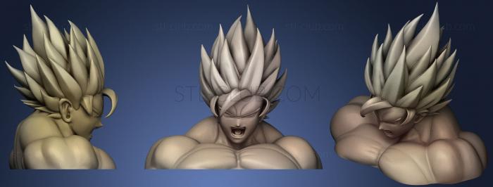 3D model Goku Busto (STL)
